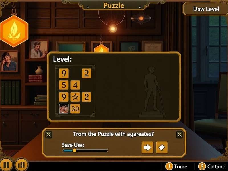 Intellectual Adventure gameplay screenshot showing puzzle interface